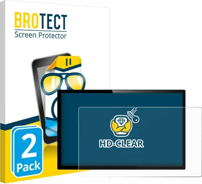 Produktbild von 2x Schutzfolie für Touch-Panel PCs mit 17.8 cm (7 Zoll) Displays 154.8 x 87 mm BROTECT Displayschutz Display Schutz Folie Klar Transparent