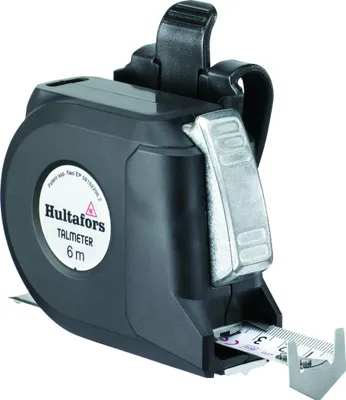 Image de Hultafors Bandmaß Talmeter 6 m Maßband Breite 25 mm automatische Arretierung