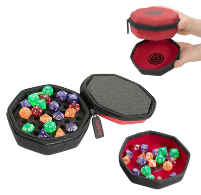 Image de GeekOn - Étui à dés - Rouge, 18 cm