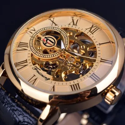 Produktbild von Herrenarmbanduhr GS-2613 in Gold KP2613