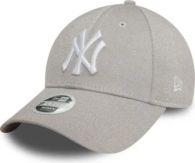 Produktbild von New Era 9Forty Damen Cap - GLITTER New York Yankees silber