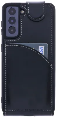 Produktbild von Leder Flip Case für Samsung Galaxy S22+ Handyhülle mit 360-Grad Schutz und Kartenfach