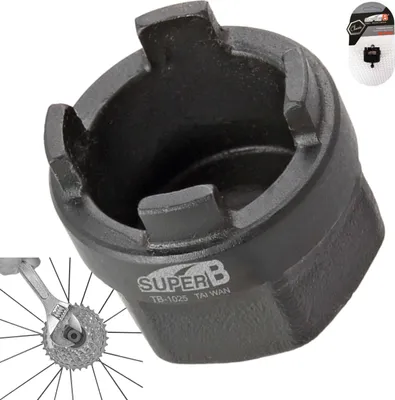 Image de Clé pour réglage du patin de dérailleur SUNTOUR, 4 dents, modèle Super B, TB-1025, 24 mm
