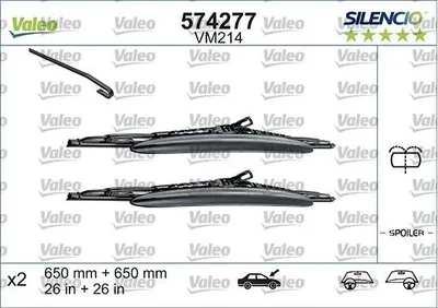 Zdjęcie produktu dla Pióro wycieraczki VALEO 574277