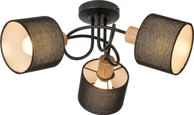 Obrázek produktu pro Stropní svítidlo se stínidly E14 3x40W barva dub 3246 Miguel Rabalux