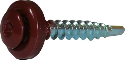Produktbild von KLIMAS WDD Spenglerschrauben für Blech RAL 3009 Oxidrot 4,8x35mm 250 St.