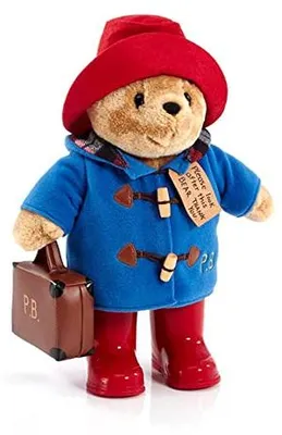 Immagine prodotto di Paddington di peluche arcobaleno con scarpe e valigia