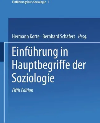 Produktbild von Einführung in Hauptbegriffe der Soziologie