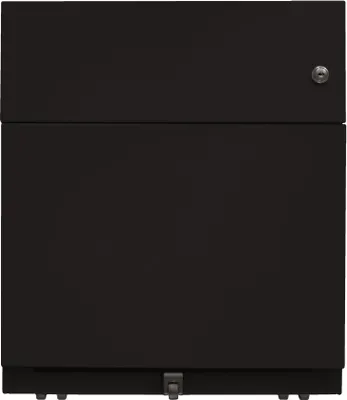 Produktbild von BISLEY Note Rollcontainer schwarz 2 Auszüge 42,0 x 56,5 x 49,5 cm