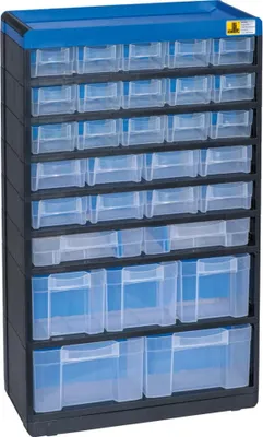 Obrázek produktu pro Allit VarioPlus Kleinteilemagazin schwarz 30,0 x 13,5 x 52,5 cm