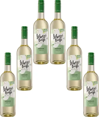 Produktbild von Rietburg Lebenslust gehaltvoll würzig veganer Kerner 750ml 6er Pack