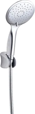 Immagine prodotto di Set doccia design con supporto a parete cromo