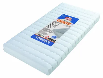Imagen del producto de Colchón para cuna - Antibacteriano - Transpirable - 124 x 63 x 12 cm - Blanco