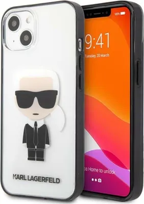 Image de Karl Lagerfeld Klhcp13Shikck Iphone 13Mini 5,4 Transparent Ikonik Karl