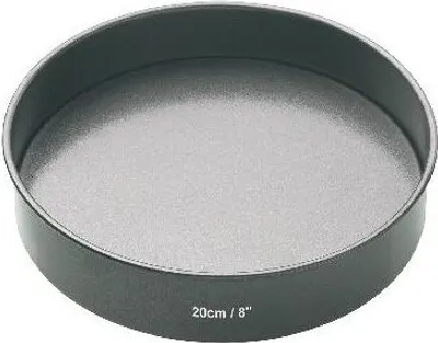 Produktbild von masterclass Runde Form mit losem Boden, Stahl, schwarz, 20 cm