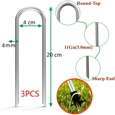 Produktbild von Drehbarer Sprinkler für Stativ, 360° verstellbar, Edelstahl Bodeneinsatz, für Gartenbewässerung