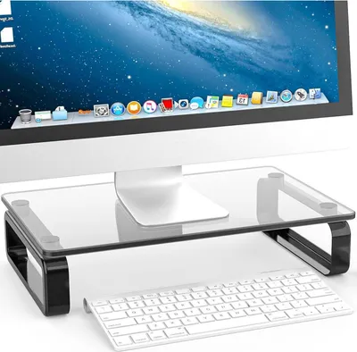 Zdjęcie produktu dla Stojak do monitora Uchwyt do ekranu TV laptopa Czarny Udźwig 40 kg