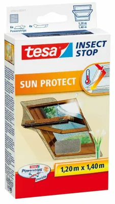 TESA Insektenschutznetz für Dachfenster 1,2 x 1,4 m
