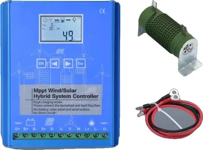 Produktbild von Turbina wiatrowa, wytwarzanie energii 15kwh/dzień, dostarczana bez komponentu D, tylko kontroler 4KW, 4000W, 24V