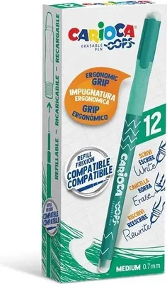 Immagine prodotto di Oops penna cancellabile verde (12pz)