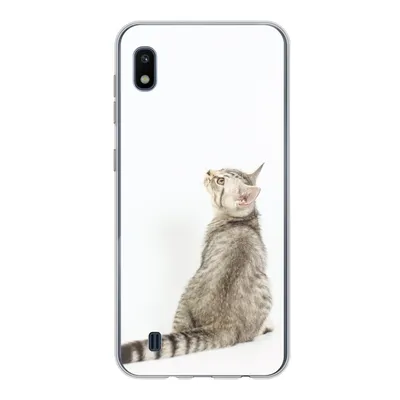 Produktbild von MuchoWow® Handyhülle Schutzhülle Hülle für Samsung Galaxy A10 Katze - Haustiere - Fell Silikon Softcase Handy Hülle - Schutzhülle