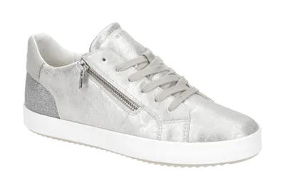 Produktbild von Geox BLOMIEE Damenschuhe - sportliche Schnür- Halbschuhe grau NEU