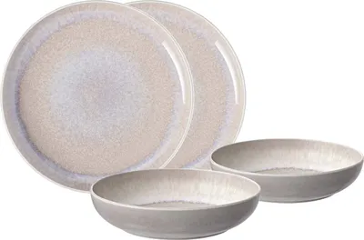 Produktbild von like. by Villeroy & Boch Perlemor Sand Tafelset 4-tlg.