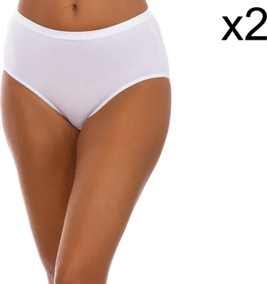 Produktbild von Playtex Pack-2 Bio-Midi-Slips P0AZK Damen