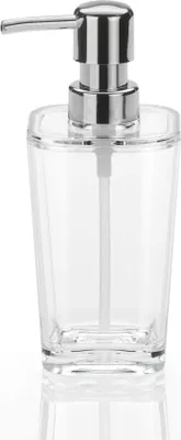 Image de Kela Distributeur de savon Kristall PS-plastique transparent 7,5x7,5x17cm 350ml, 21902