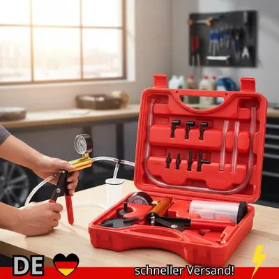 Produktbild von 2-in-1-Bremsenentlüftungsset Hand-Vakuumpumpen-Testset für die
