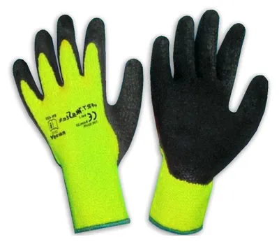 Produktbild von 12 Paar gefütterte Sicherheitshandschuhe für den Winter