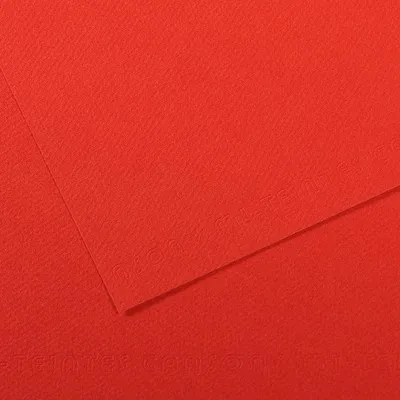 Obrázok produktu pre Papier na pastel CANSON Mi-Teintes A4 / 160 g/m² – 50 listov - Vlčí mak červená 506