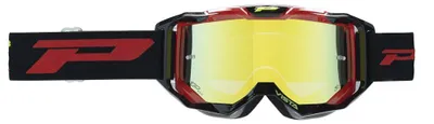 Productafbeelding van Progrip 3303 Vista offroad bril, zwarte glazen met gele spiegeling, zwart