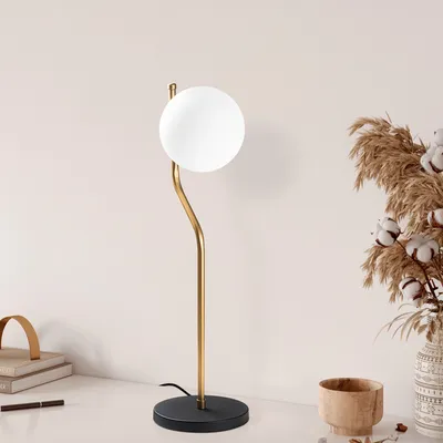 Produktbild von Opviq, Tulip 13821 - Black, Schreibtischlampe, METALLKÖRPER, Schwarz, 61 x 18 x 18 cm
