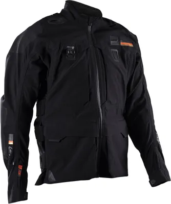Produktbild von Leatt ADV Rally 7.5 HydraDri wasserdichte Motorrad Textiljacke, schwarz/grau, XL