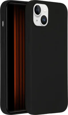 Image de Accezz Liquid Silicone Backcover pour l'Apple iPhone 15 Plus - Noir