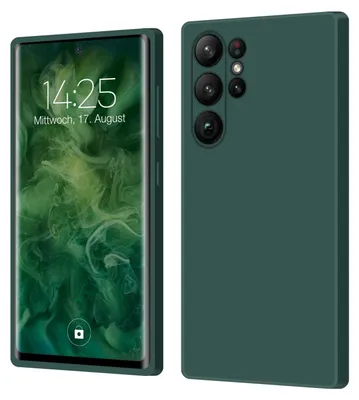 Produktbild von Hülle für Samsung Galaxy S23 Ultra Case Cover Bumper Smartphone Softgrip Schutzhülle Farbe: Grün