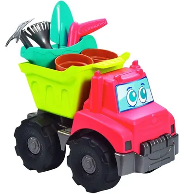 Immagine prodotto di ECOIFFIER Garden 4490 - Garden Construction Truck 32 cm - 18 months - Make way for the Transporter!