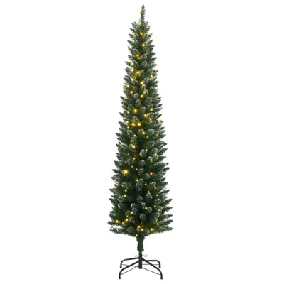 Zdjęcie produktu dla vidaXL Sztuczna choinka slim 150 LED 120 cm