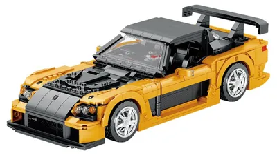 Image de Reobrix 11029 Voiture de sport à l'échelle 1:12, modèle à emboîter, 1482 pièces