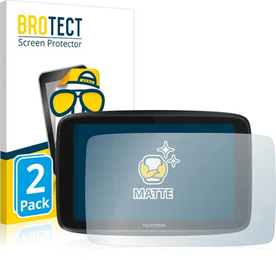 Produktbild von 2x BROTECT Schutzfolie für TomTom GO 6250 Displayschutz Displayschutzfolie Folie Matt Entspiegelungsfolie