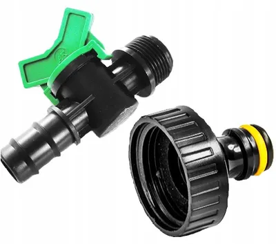 Produktbild von Stylizer Ventil Anschlussstück für 16mm Gartenschlauch Tropfschlauch