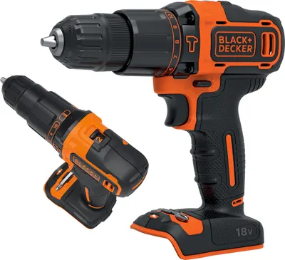 Produktbild von Black & Decker BDCHD18-QW Bohrmaschine 1400 U/min Schwarz, Orange