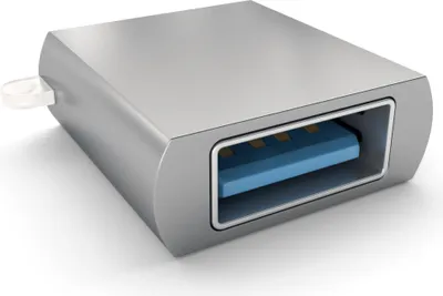 Productafbeelding van Satechi Type-C - Type A USB Adapter - Grijs