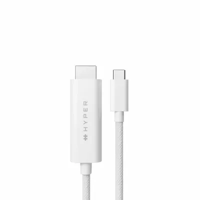 Image de Câble HYPER HyperDrive USB-C vers HDMI 4K60Hz - Blanc