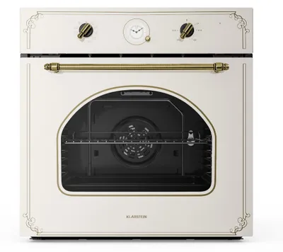 Obrázek produktu pro Klarstein Victoria, vestavná trouba, retro design, 9 funkcí, 50-250 ° C, slonová kost