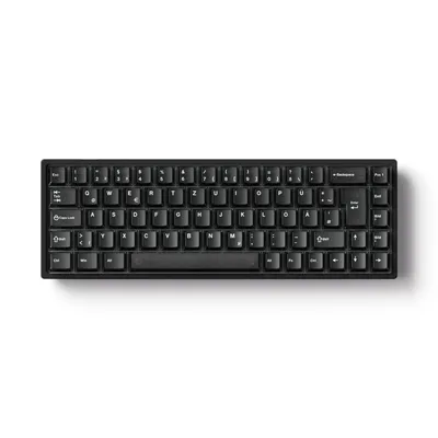 Produktbild von Akko MonsGeek FUN68 Hall-Effekt-Tastatur, 68% ISO-DE-Layout, schwarze transparente Tastenkappen, ARGB-Magnetschalter, 8K RT, 0,005 mm Gaming-Tastatur