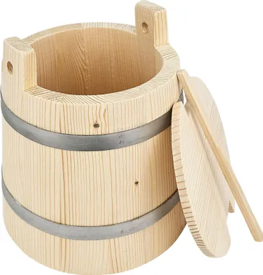 Produktbild von Bottich aus Holz kegelförmig 3 l mit Deckel