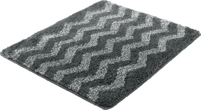 Produktbild von Kleine Wolke Badteppich ZACK Schiefer 55 x 65 cm
