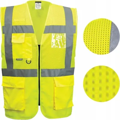 Produktbild von Reflektierende, atmungsaktive Netzweste C496 rM PORTWEST